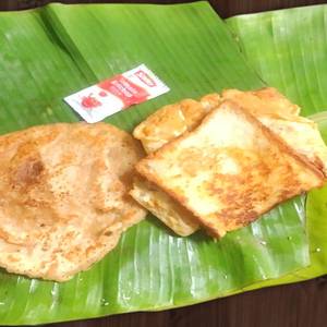 Sweet Godhuma Dosa + Bread Omlette
