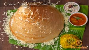 Cheese Paper Masala Dosa