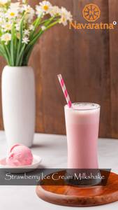 Strawberry Ice Cream Milkshake