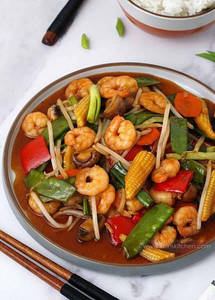 Dragon Mixed Chop Suey (crispy Noodles)