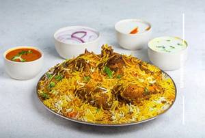 Hyderabadi chicken biryani