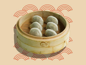 Mushroom & Water Chestnut Dumplings- 6 pcs