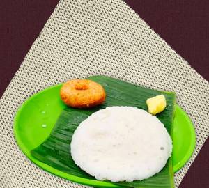 Single tatte idli vada