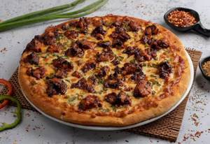 Barbeque chicken pizza