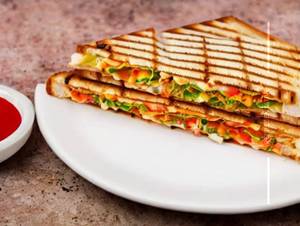 Veg panini sandwich