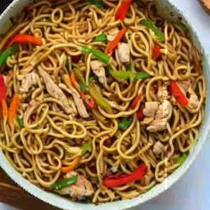 Chicken noodles