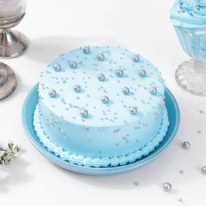 Blue Pearls Pineapple Cake (450 Gm)