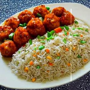 Chicken Manchuria Fried Rice