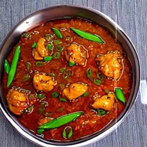 Chicken Combination Hong Kong Manchurian Rice