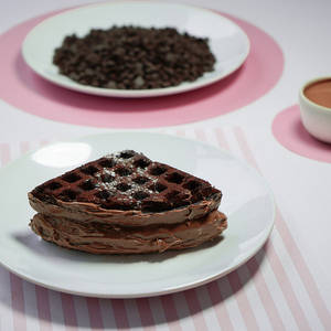Milk Chocolate Avalanche Waffle