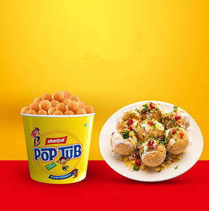 Dahi Puri(6 Pcs) + Poptub