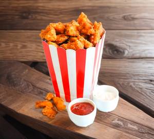 Double Cheese And Double Kfc Chicken Popcorn Special[Box]