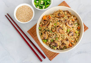 Mushroom Fried Rice