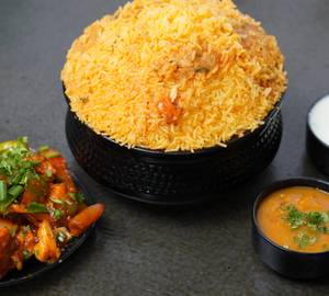 Ambur Biryani Rice + Chilli Chicken Combo