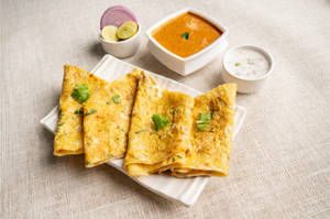 Egg Veechu Parotta [2 Pieces]