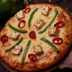 Paneer and Red Paprika Pizza [7 inches]