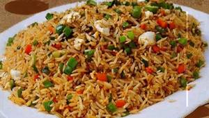 Triple Schezwan Chicken Fried Rice