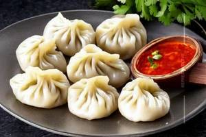 Steamed momos [veg]
