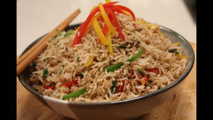 Veg Ginger Capsicum Fried Rice