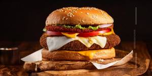 Barbeque cheese burger