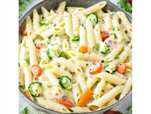 Veg Alfredo Pasta ( Penne )