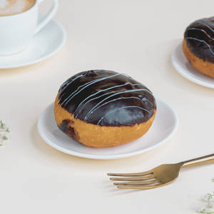 Chocolate Donut with Ganache Filling