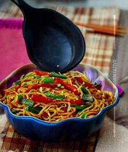 Veg. Schezwan Paneer Noodles