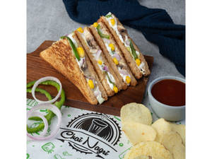 Exotic Cheesy Mushroom Sandwich