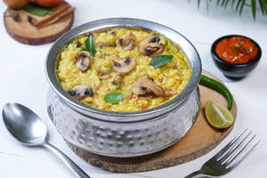 Mushroom Khichdi
