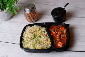 Paneer Chilli And Veg Fried Rice Combo