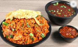 Chicken Triple Schezwan Fried Rice