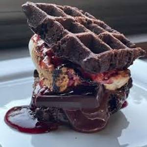 Brownie waffle[ Dark Choco ]