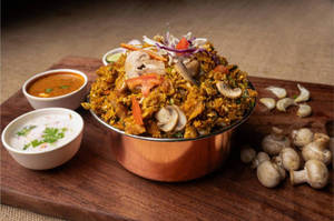 Mushroom Kothu [Serves 1-2]