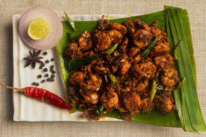 Chettinadu Prawn Pepper Fry