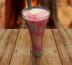Rose gulkand lassi                                                                                                                                                           