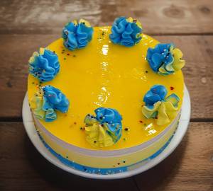 Mango & Blueberry Exotic Cake