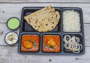 Egg Curry Thali