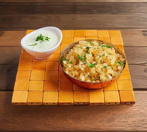 Sabudana Khichdi with Dahi