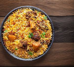 Mutton biryani [without gravy]