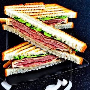 Chicken Salami Sandwich