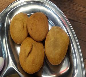 Loaded With Desi Ghee Fried Sattu Bati (2 Bati)