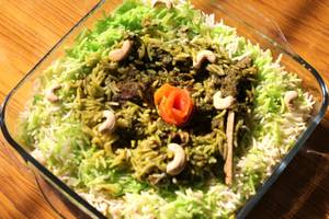 Jama Masjid Ki Hari Mirchi Mutton Biryani