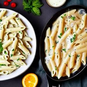 Alfredo White Sauce Penne Pasta ( Chicken)