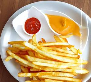 French fries salted