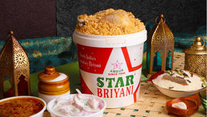 Chicken Bucket Briyani - Mini   (it's Serves 3)