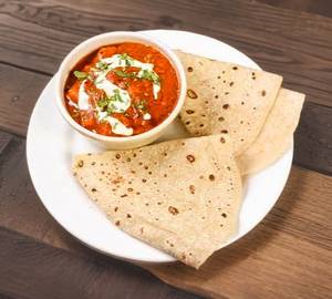 4 Chappathi with Butter Chicken