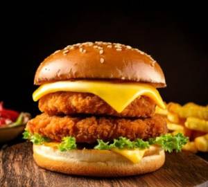 Double chicken double cheese