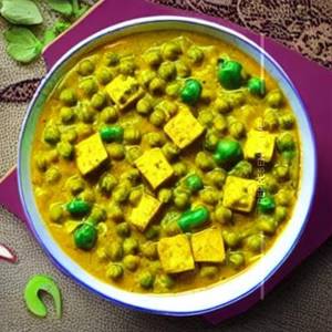 Mutter paneer pea
