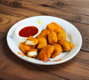 Paneer pakoda plate