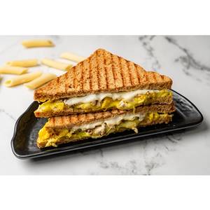 Chicken Mac And Cheese Toasted Sandwich - Non-veg